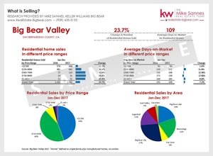 Big Bear Real Estate Sold by Price Range