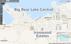Map of Big Bear Lake Central